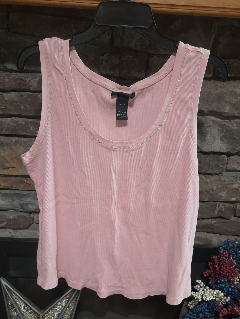 Lane Bryant Ribbed Tank Top Sz 18/20